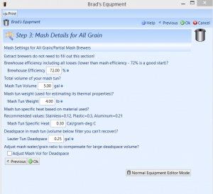 beersmith 3 equipment profile