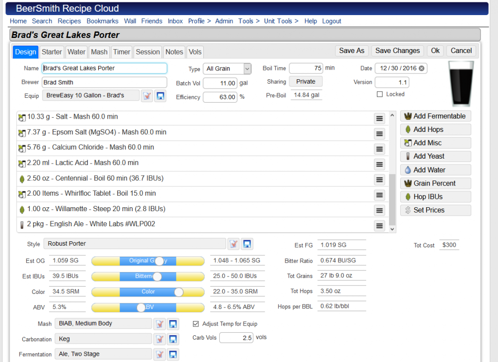 beersmith 3 desktop vs mobile